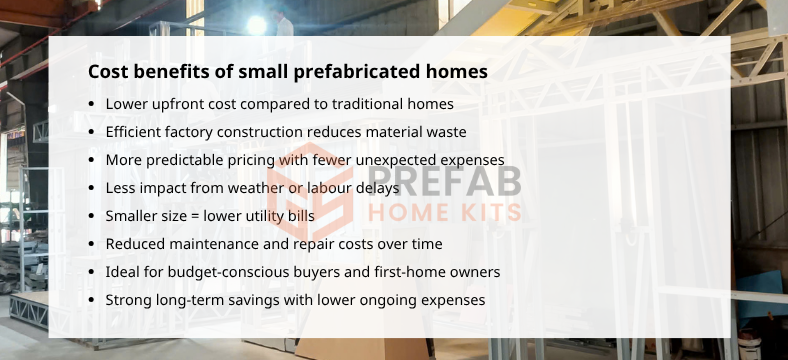 cost benefits of small prefabricated homes