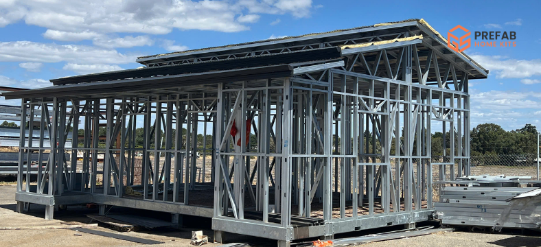 single-storey open-plan prefabricated homes