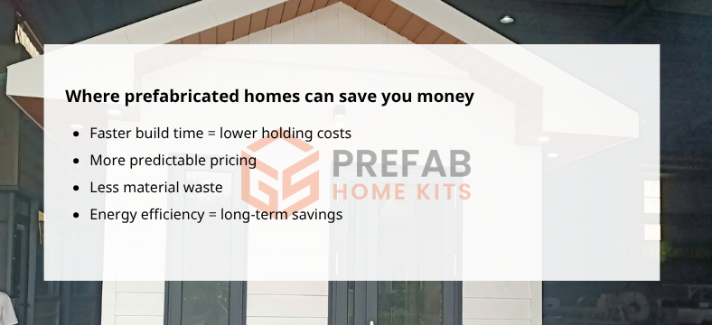 where prefabricated homes can save you money