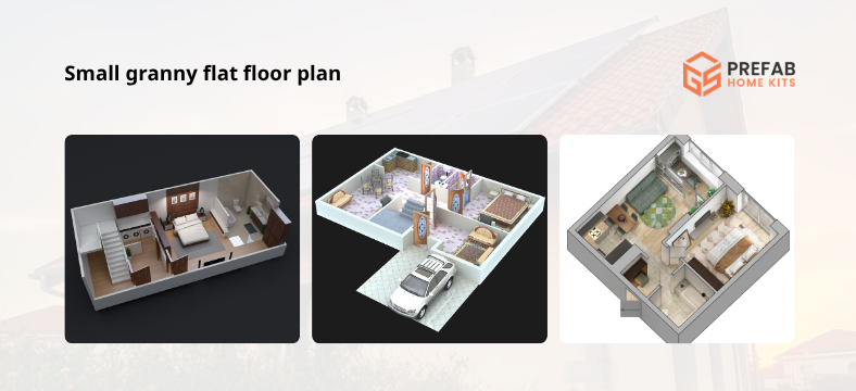small granny flat floor plan