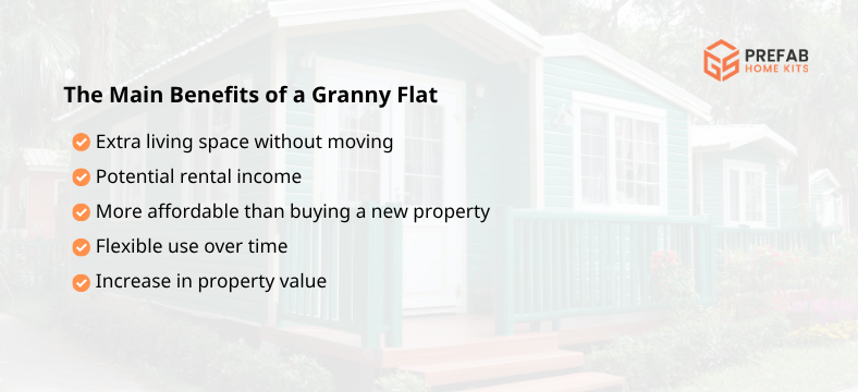 the main benefits of a granny flat