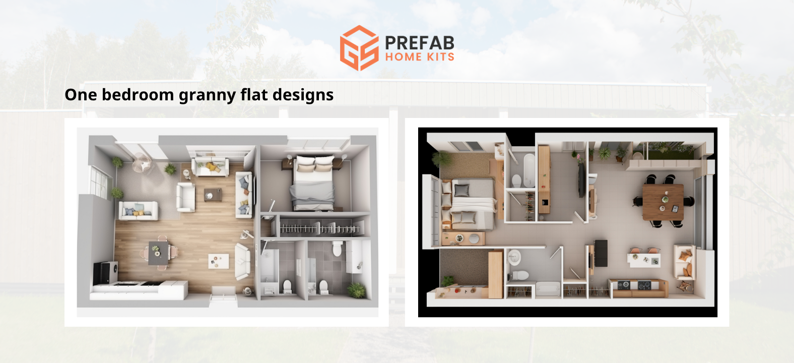 one bedroom granny flat designs