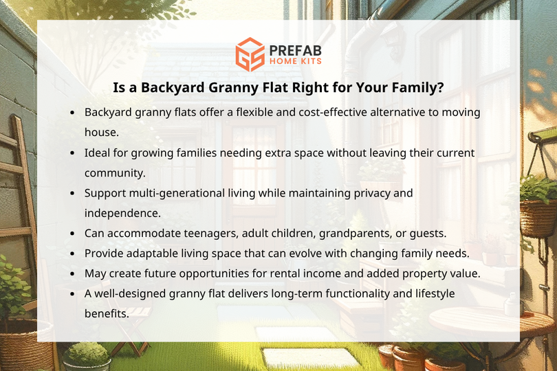 is a backyard granny flat right for your family