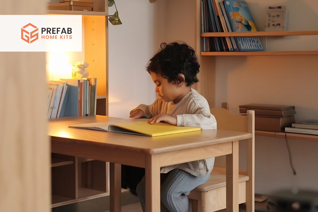 make the space in a small family granny flat family-friendly